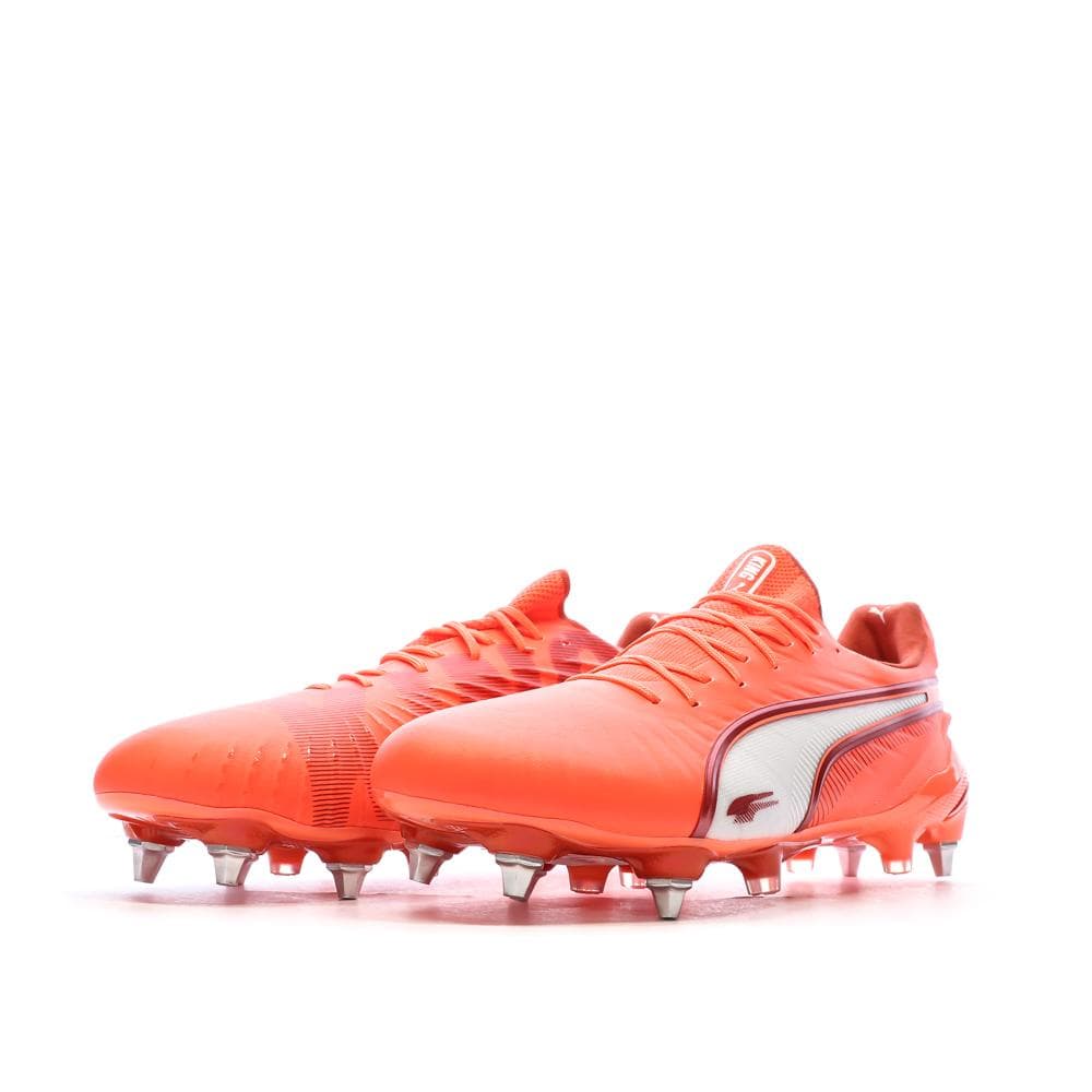 Chaussures de Football Oranges Homme Puma King Ultimate 6