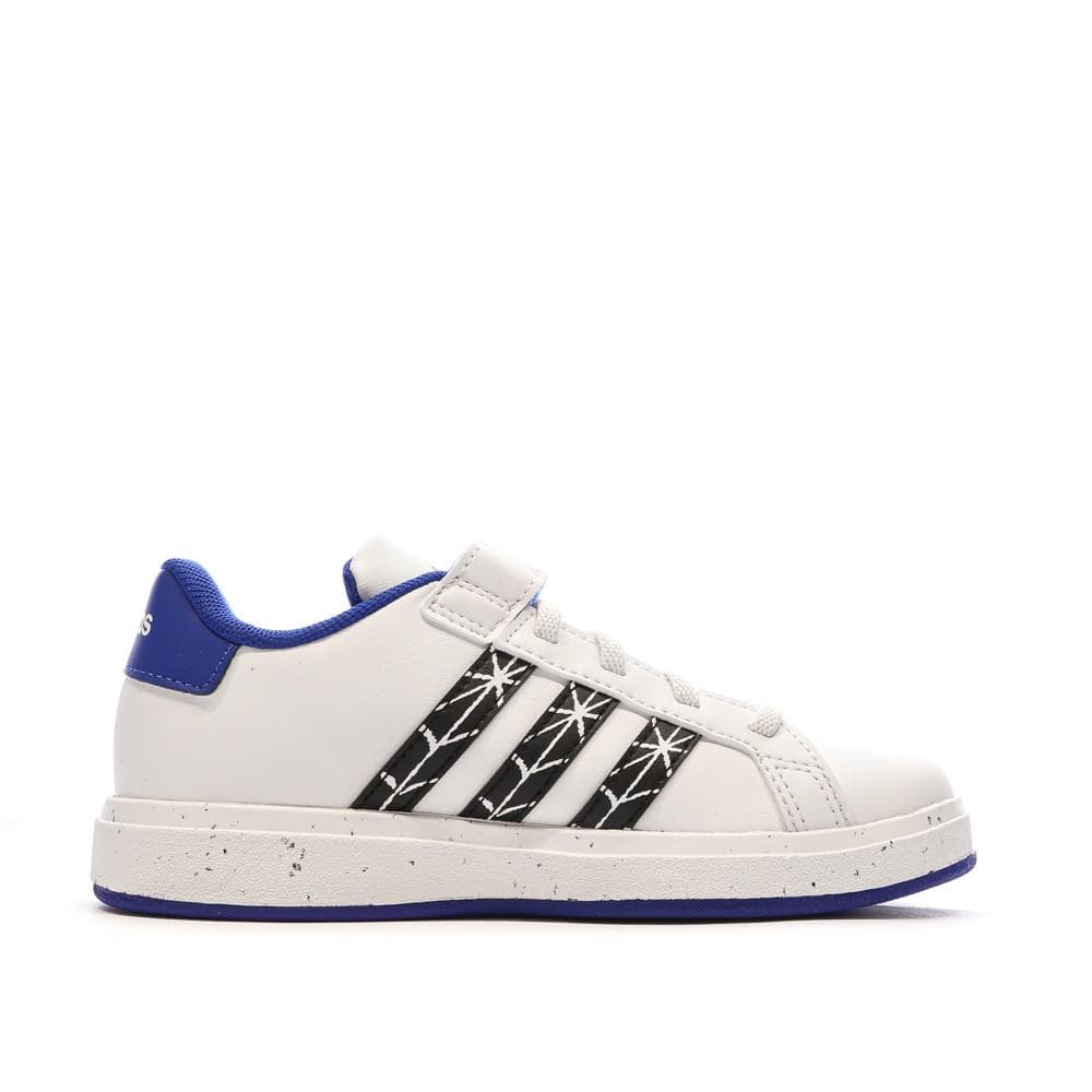 Baskets Blanc/Bleu Garçon Adidas Grand Court Spider-man 2
