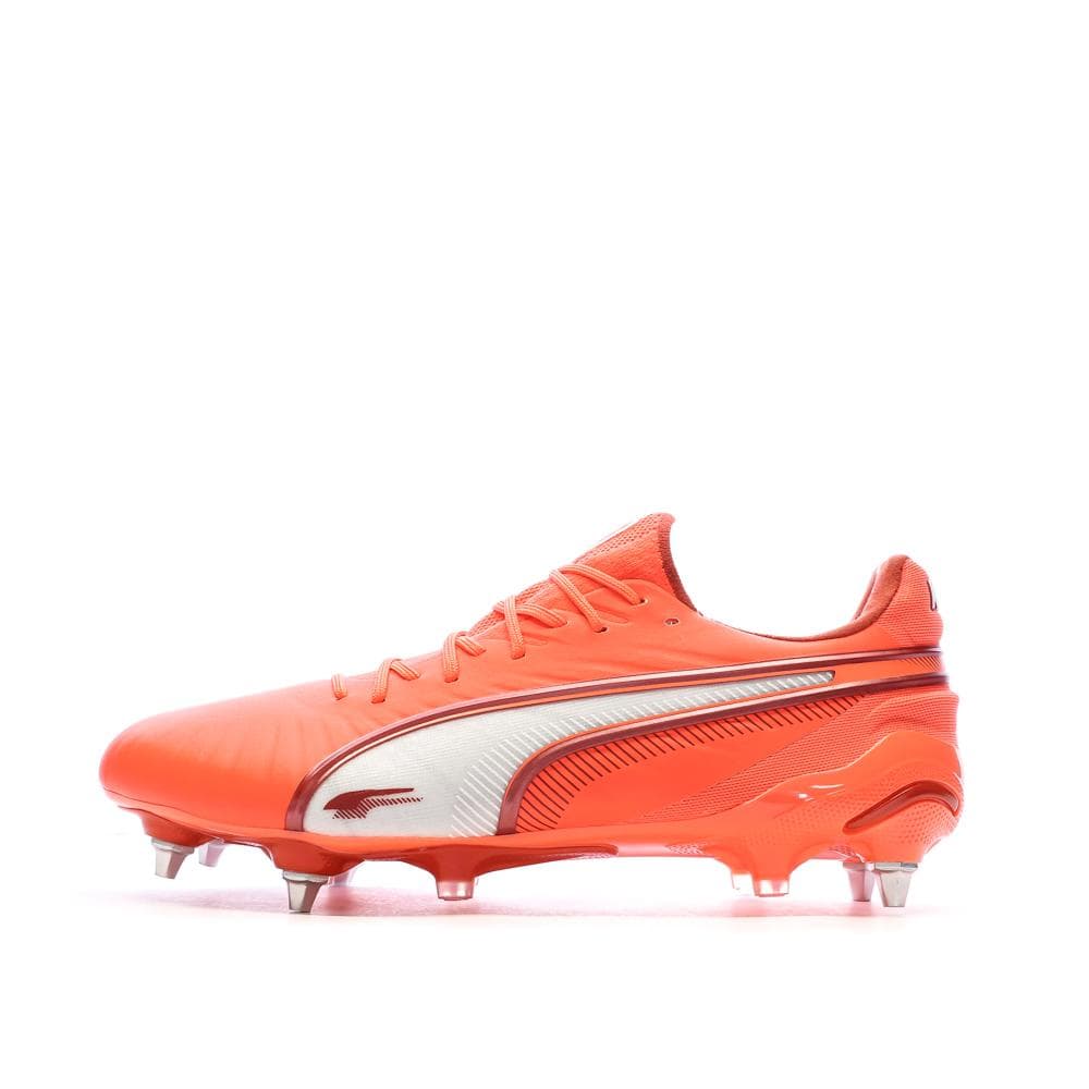 Chaussures de Foot Orange Fluo Homme Puma King Ultimate MxSG 1